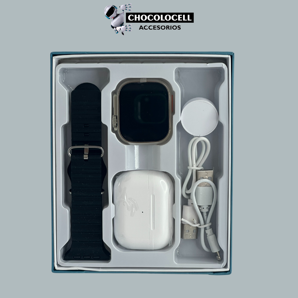 Smartwatch t1000 PLUS+ Airpods pro  😍😱