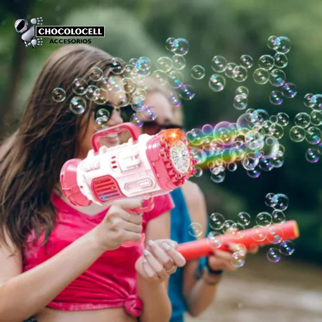 Pistola de Burbujas Rocket 😍🎅