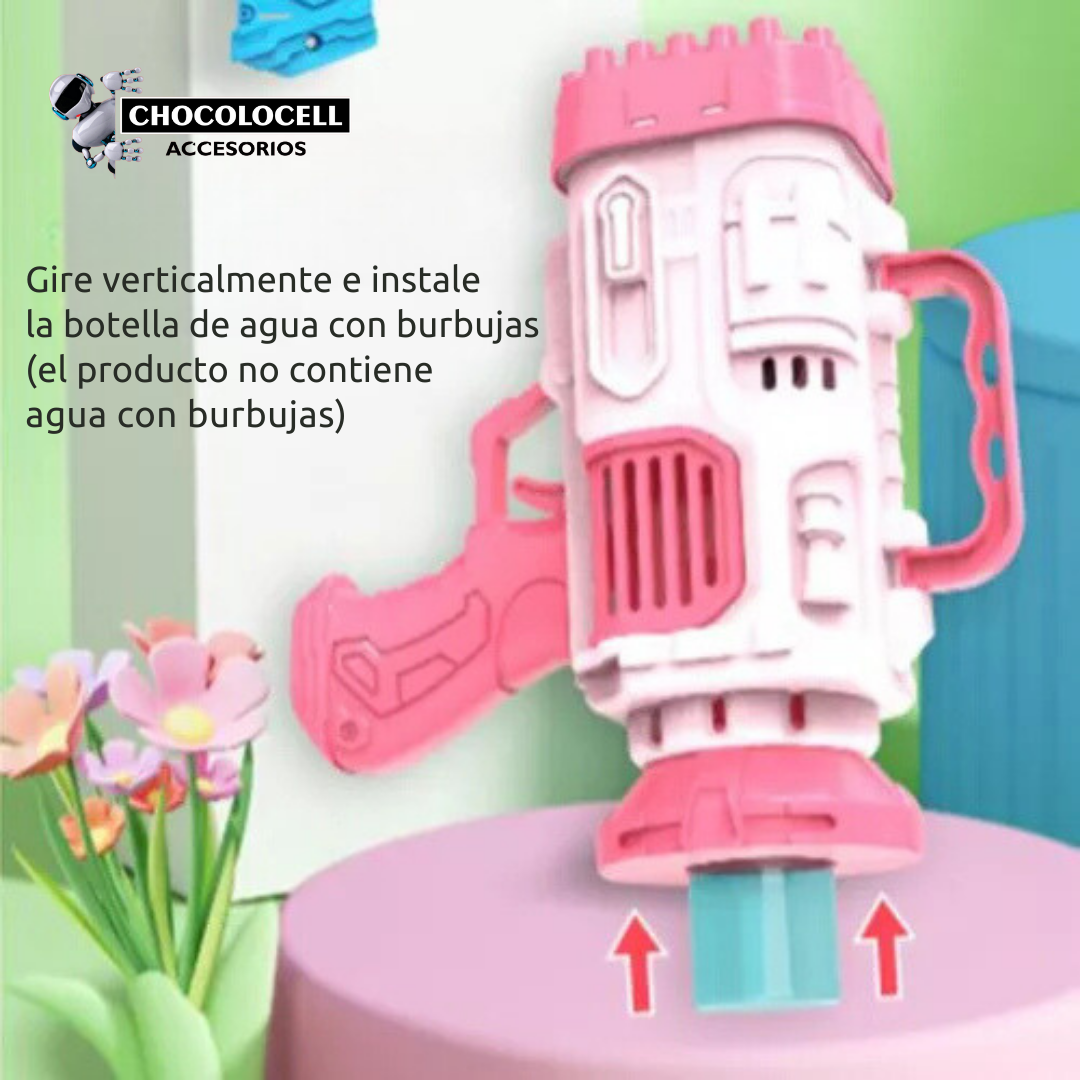 Pistola de Burbujas Rocket 😍🎅