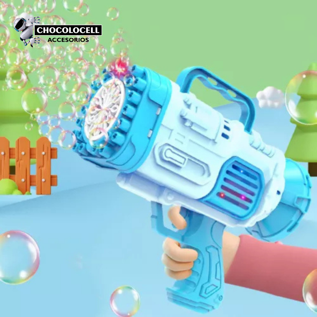 Pistola de Burbujas Rocket 😍🎅