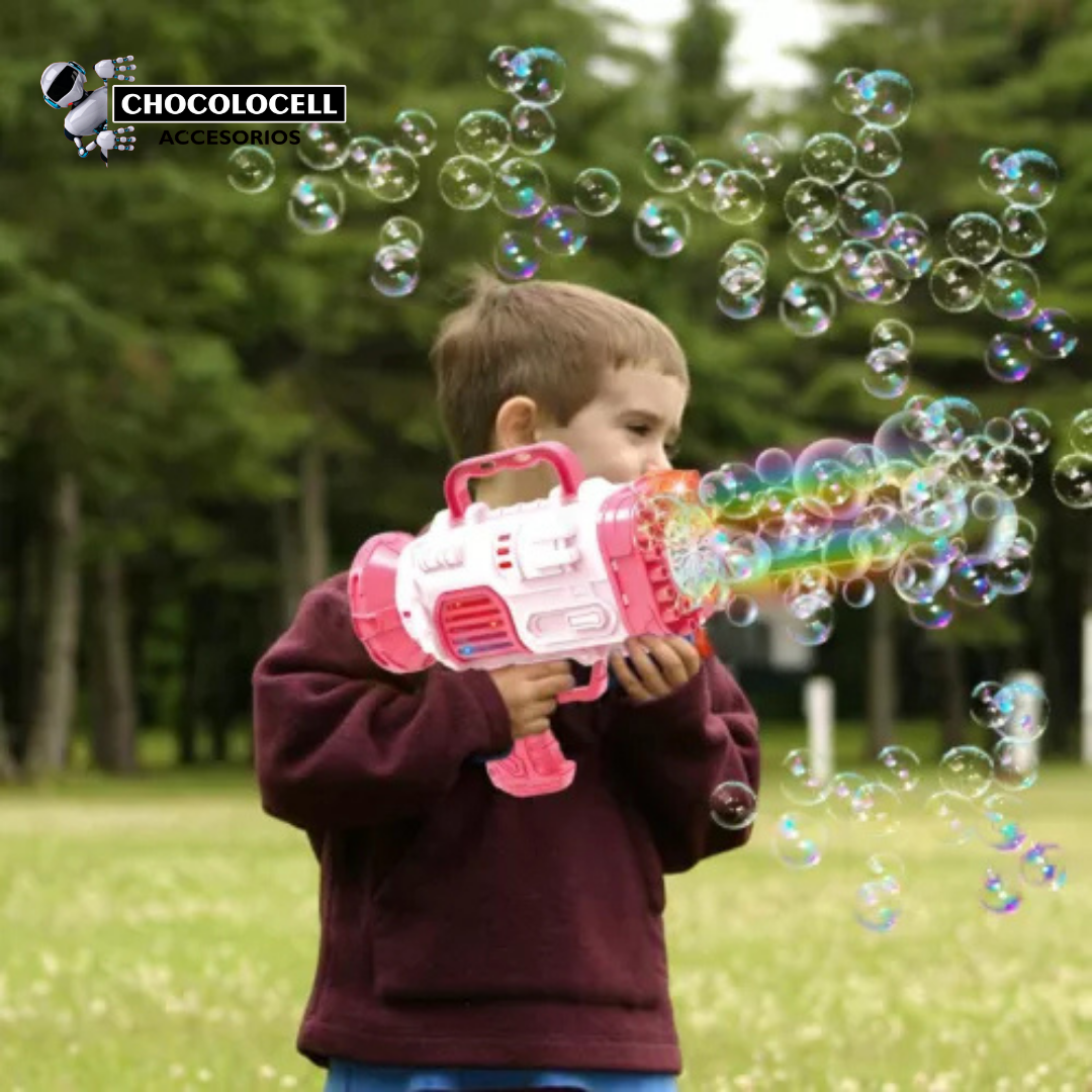 Pistola de Burbujas Rocket 😍🎅