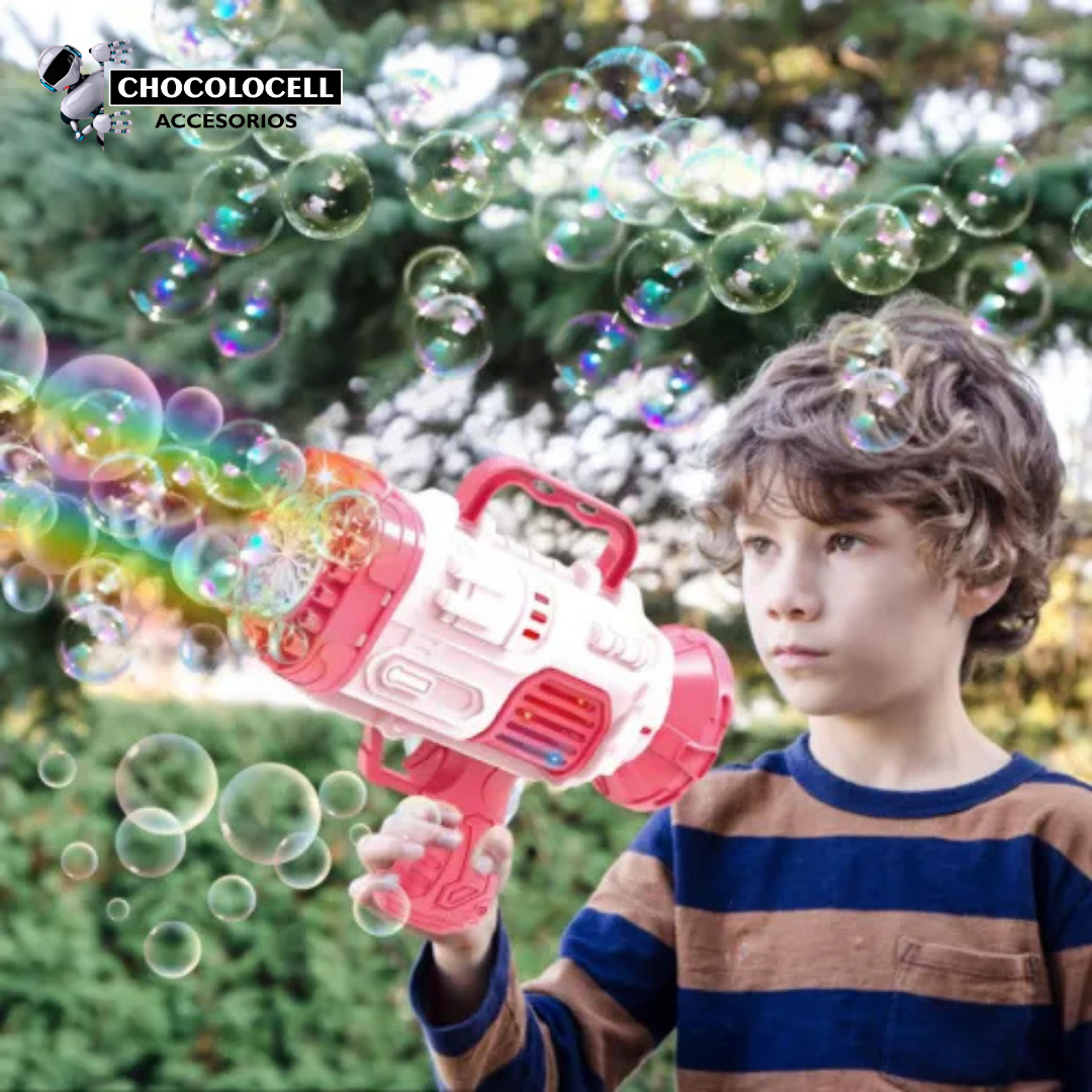 Pistola de Burbujas Rocket 😍🎅
