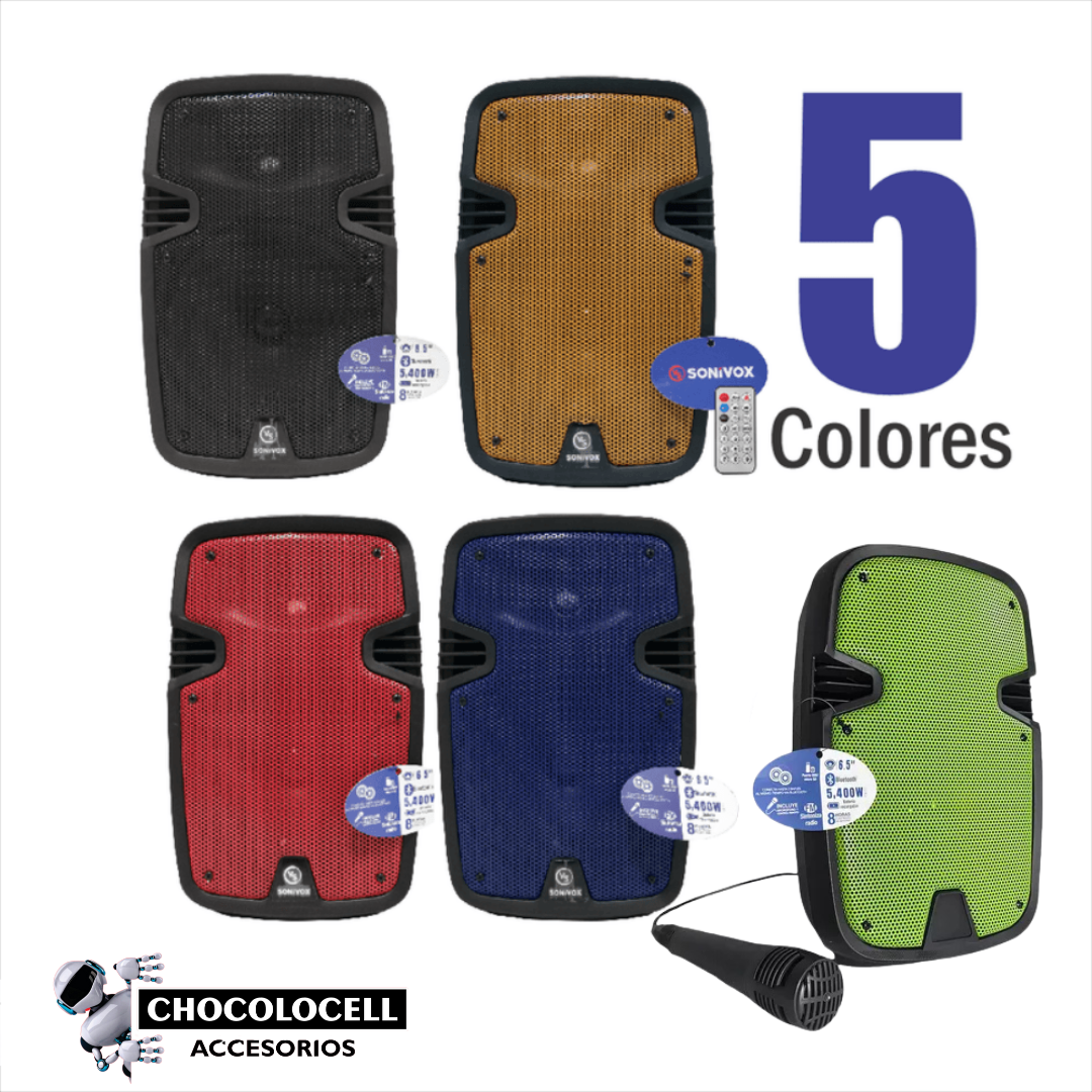 Parlante Cabina Sonivox VS-SS2135 Recargable 6.5″