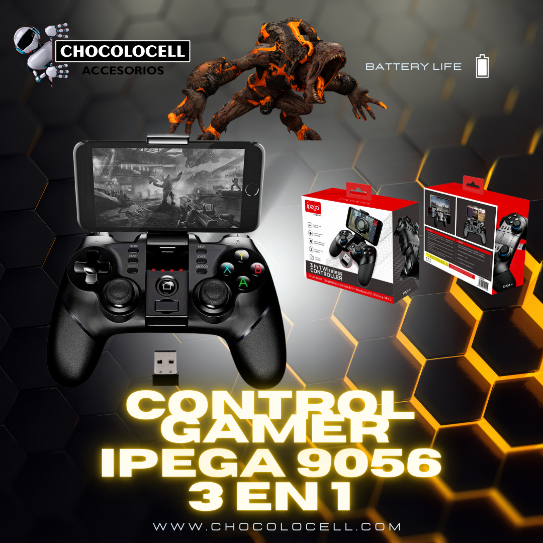 Control Ipega 3 en 1 9056🎮